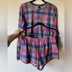 Soft Plad Loungewear Set